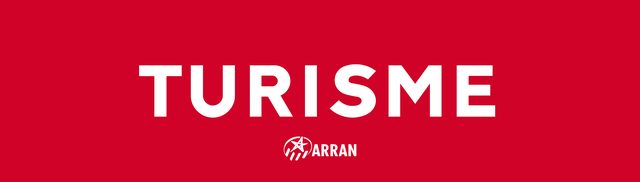Enganxina «Turisme» amb el logotip d'Arran